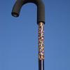 Traditional Cane in Rainbow Mix; Opera treatment